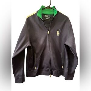 Polo Ralph Lauren Wimbledon Big Pony Full-Zip Track Jacket Navy Womens M